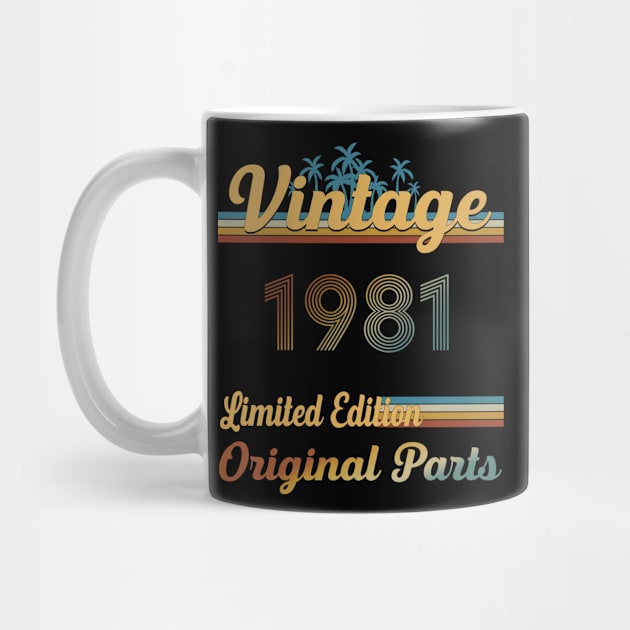 Vintage 1981 Limited Edition Original Parts Birthday by Kokomo